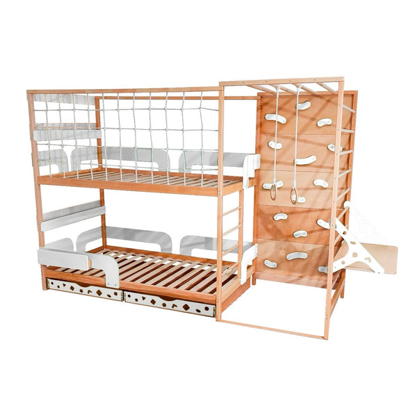 Twin Over Twin Bunk Beds – Bunk Beds for Kids’ Rooms (Jungle Bed), фото 8