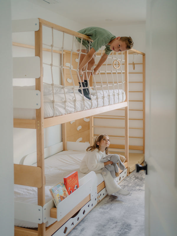 Twin Over Twin Bunk Beds – Bunk Beds for Kids’ Rooms (Jungle Bed), фото 10