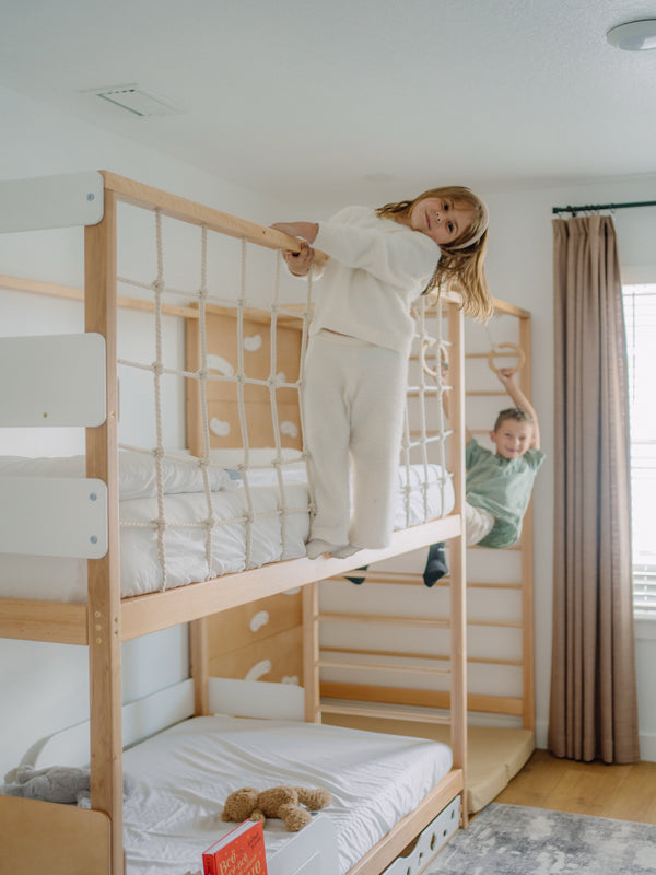 Twin Over Twin Bunk Beds – Bunk Beds for Kids’ Rooms (Jungle Bed), фото 2