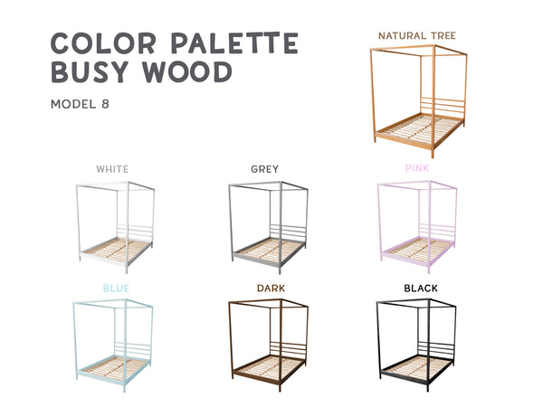 Twin Bed – Handcrafted Wooden Bed for Kids’ Comfort (Model 8), фото 11