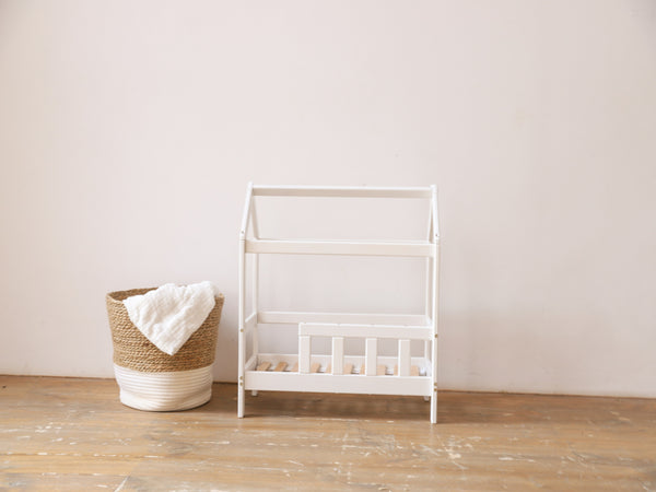 Hand Made Wooden Doll Bed, фото 2