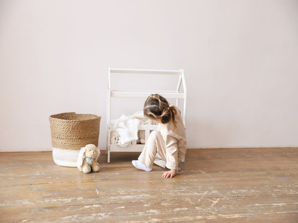 Hand Made Wooden Doll Bed, фото 8