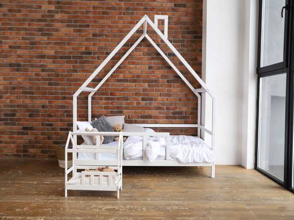 Hand Made Wooden Doll Bed, фото 9