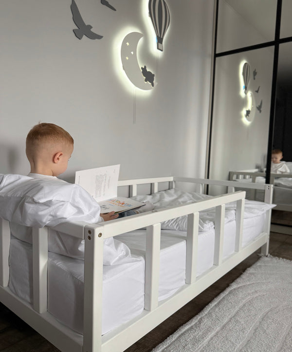 Queen Size Bed Frame - Scandinavian Bed Frame with Legs for Kids (Model 10), фото 2