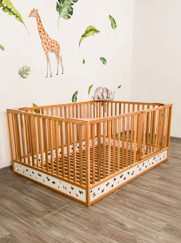 Toddler Safety Bed – Wooden Bed with Extra High Rails and Slatted Base (Oasis Bed), фото 8