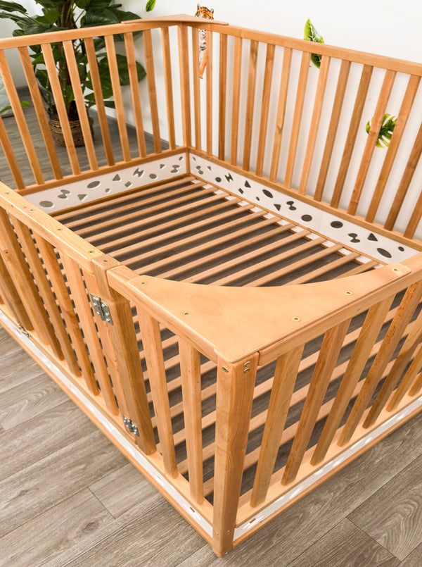 Toddler Safety Bed – Wooden Bed with Extra High Rails and Slatted Base (Oasis Bed), фото 9