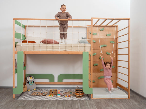 Indoor Jungle Gym – Jungle Gym Bunk Bed for Kids (Jungle Bed), фото 1