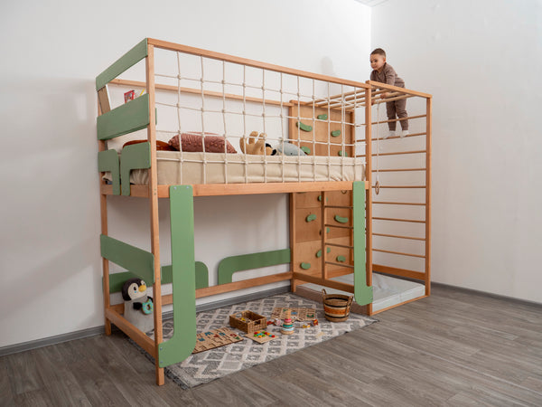 Indoor Jungle Gym – Jungle Gym Bunk Bed for Kids (Jungle Bed), фото 5