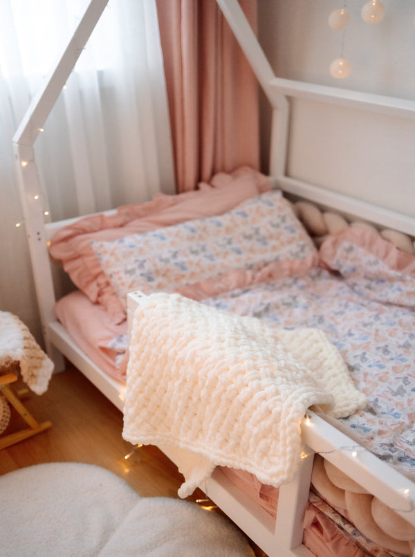 Toddler Bed Frame - Sturdy Bed with Legs for Toddlers (Model 1), фото 7