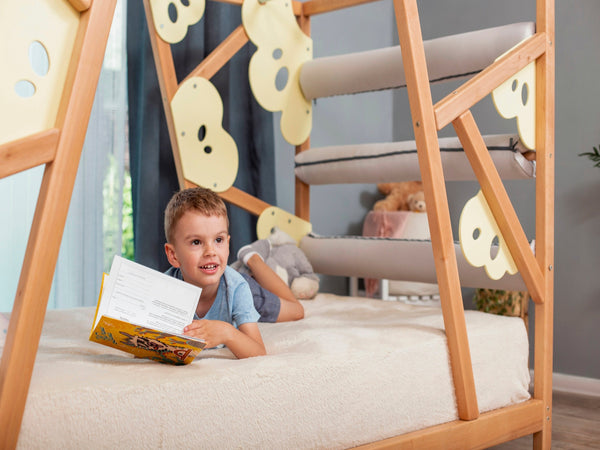Montessori wood Gym Bed Lemur, фото 3
