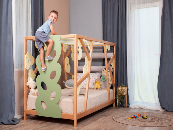 Montessori wood Gym Bed Lemur, фото 1