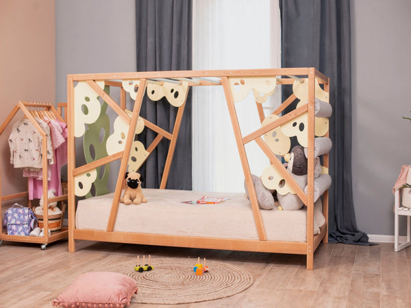 Montessori wood Gym Bed Lemur, фото 5