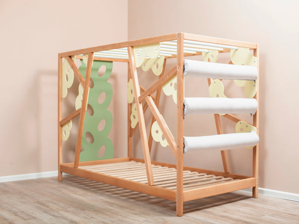 Montessori wood Gym Bed Lemur, фото 10