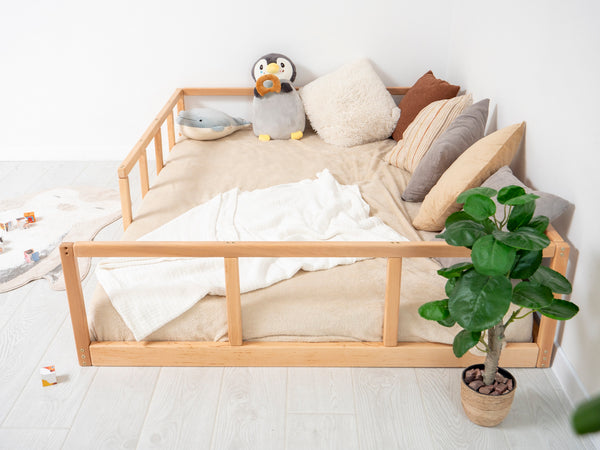 Floor bed with rails Montessori bed (Model 10), фото 6