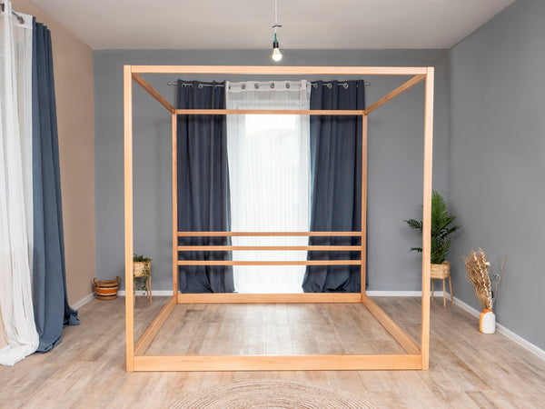 Square Floor Frame Bed (Model 8), фото 6