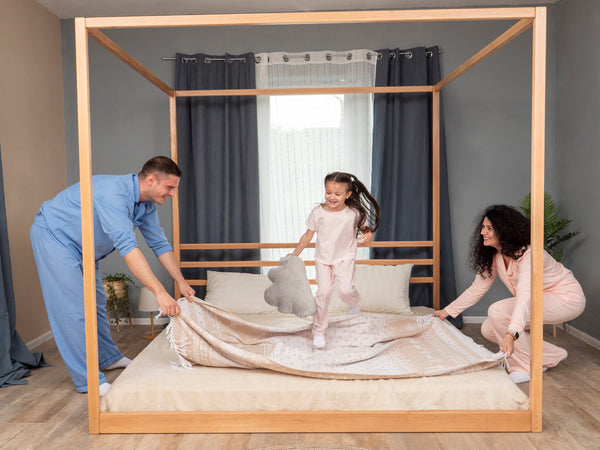 Square Floor Frame Bed (Model 8), фото 8