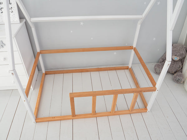 Floor bed for climbing Montessori bed for toddler (Model 1), фото 9