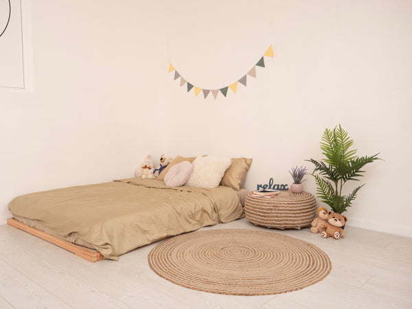 Loft Bed for Adults – Modern Wooden Bed for Adults (Zen Low Profile Bed), фото 3