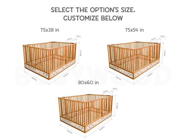 Toddler Safety Bed – Wooden Bed with Extra High Rails and Slatted Base (Oasis Bed), фото 11
