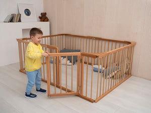Playpen Wooden Bed for Toddler Transformable floor bed (Model 22), photo 1