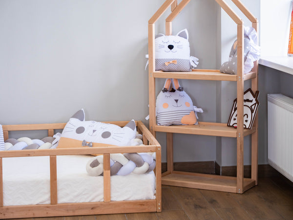 Montessori floor bed with rails (Model 10), фото 5